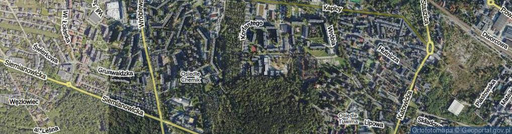 Zdjęcie satelitarne Korfantego Wojciecha ul.